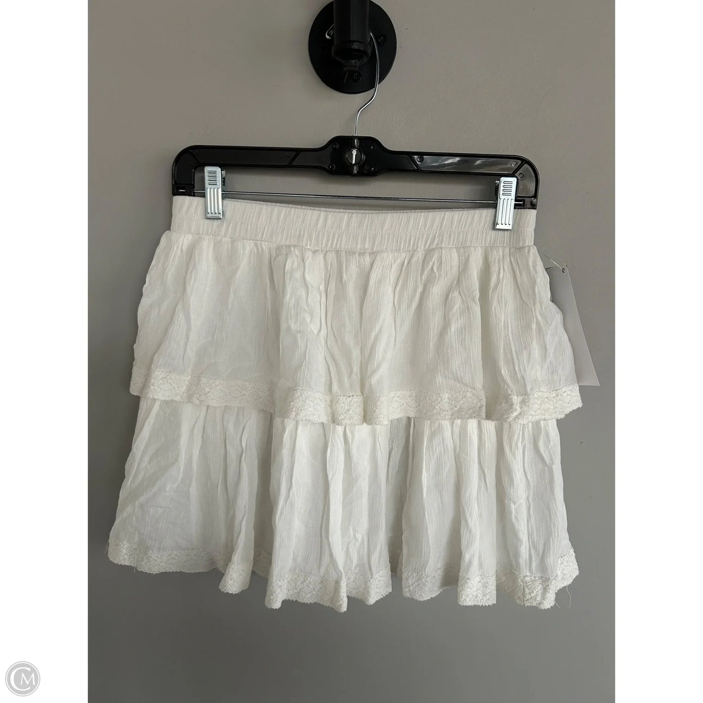 Skirt Mini & Short By Mi Ami In White, Size: 8