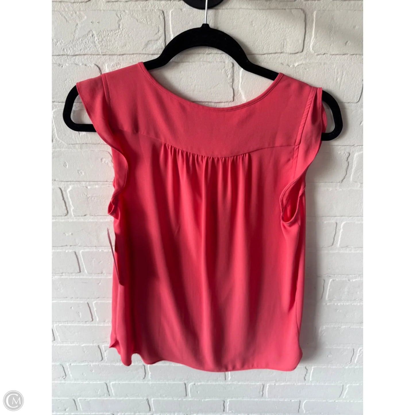 Blouse Sleeveless By Loft In Coral, Size: S