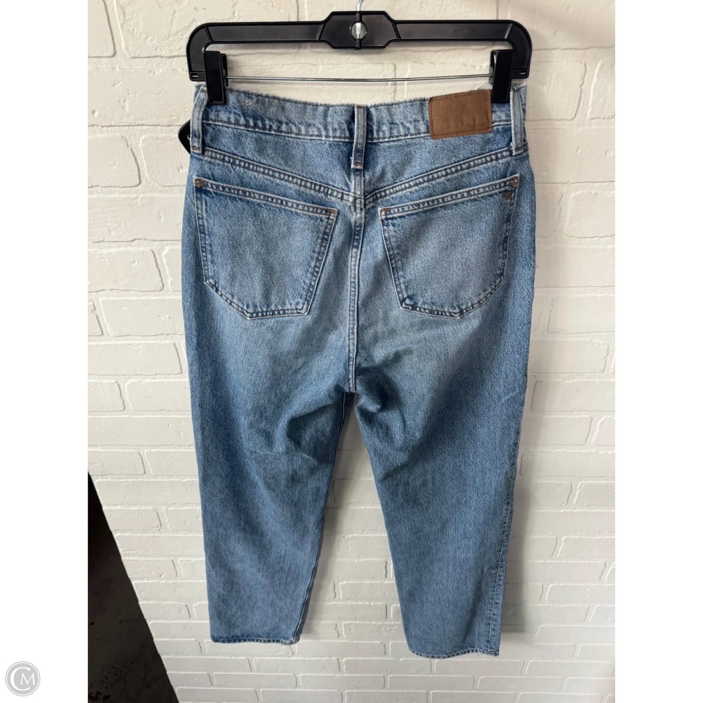 Jeans Straight By Madewell In Blue Denim, Size: 2