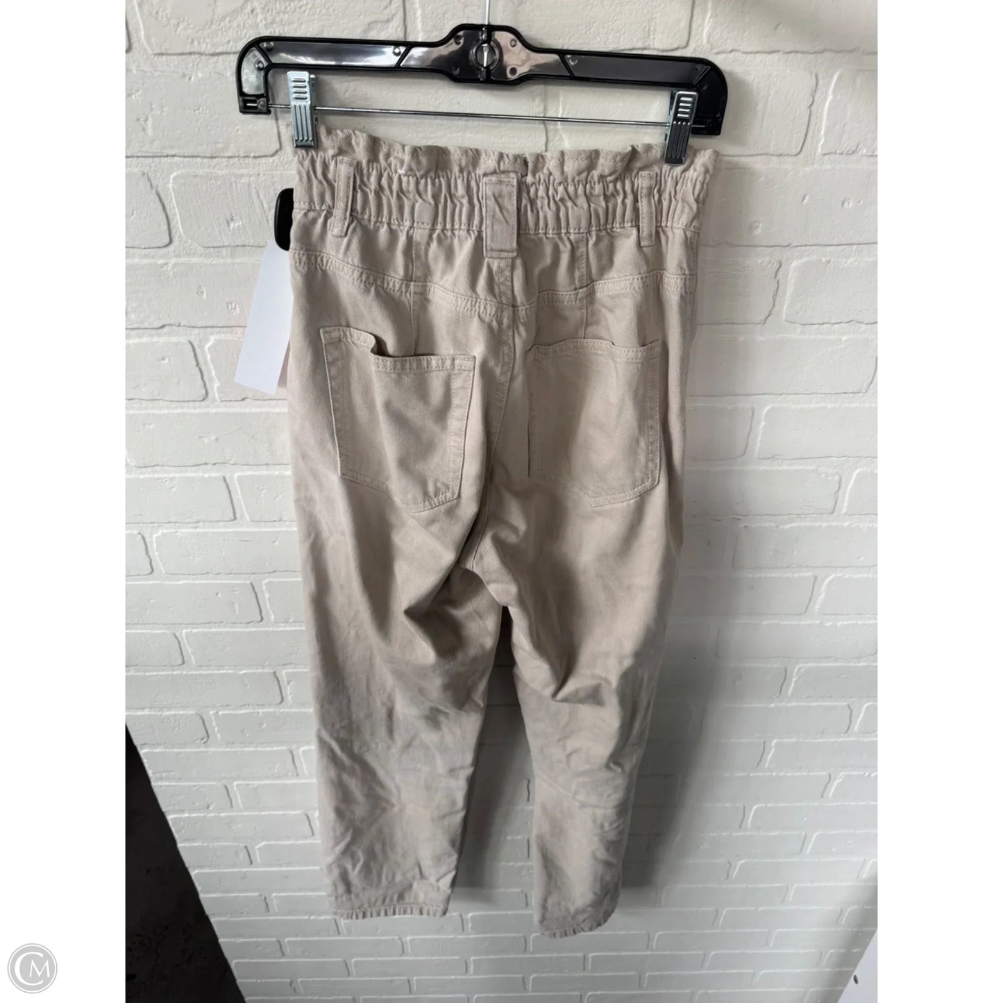 Jeans Straight By Pull&bear In Tan Denim, Size: 8