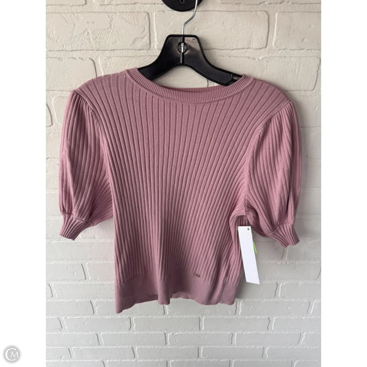 Sweater Short Sleeve By Ted Baker In Pink, Size: S