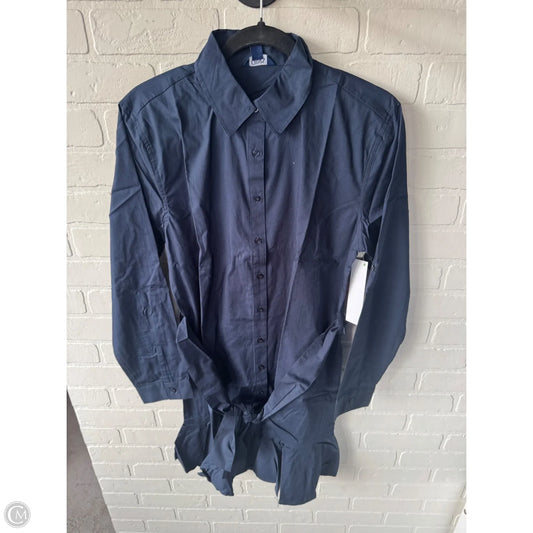 Dress Work By Chaps In Navy, Size: M