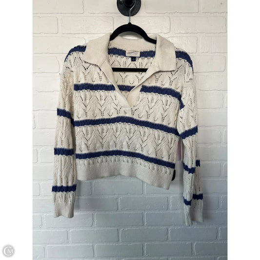 Sweater By Universal Thread In Blue & Cream, Size: S