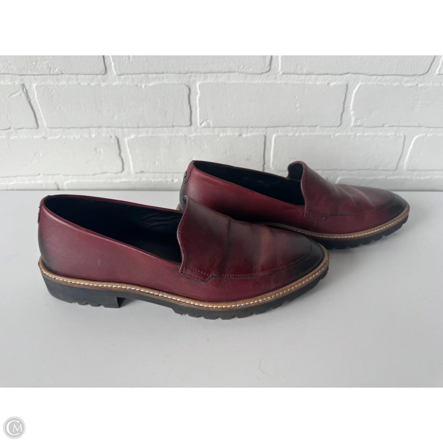Shoes Flats By Ecco In Red, Size: 7
