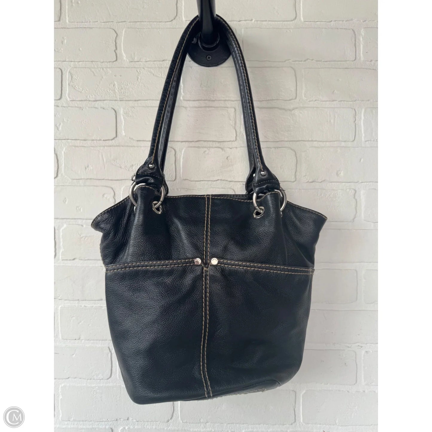 Handbag Leather By Tignanello  Purses, Size: Large
