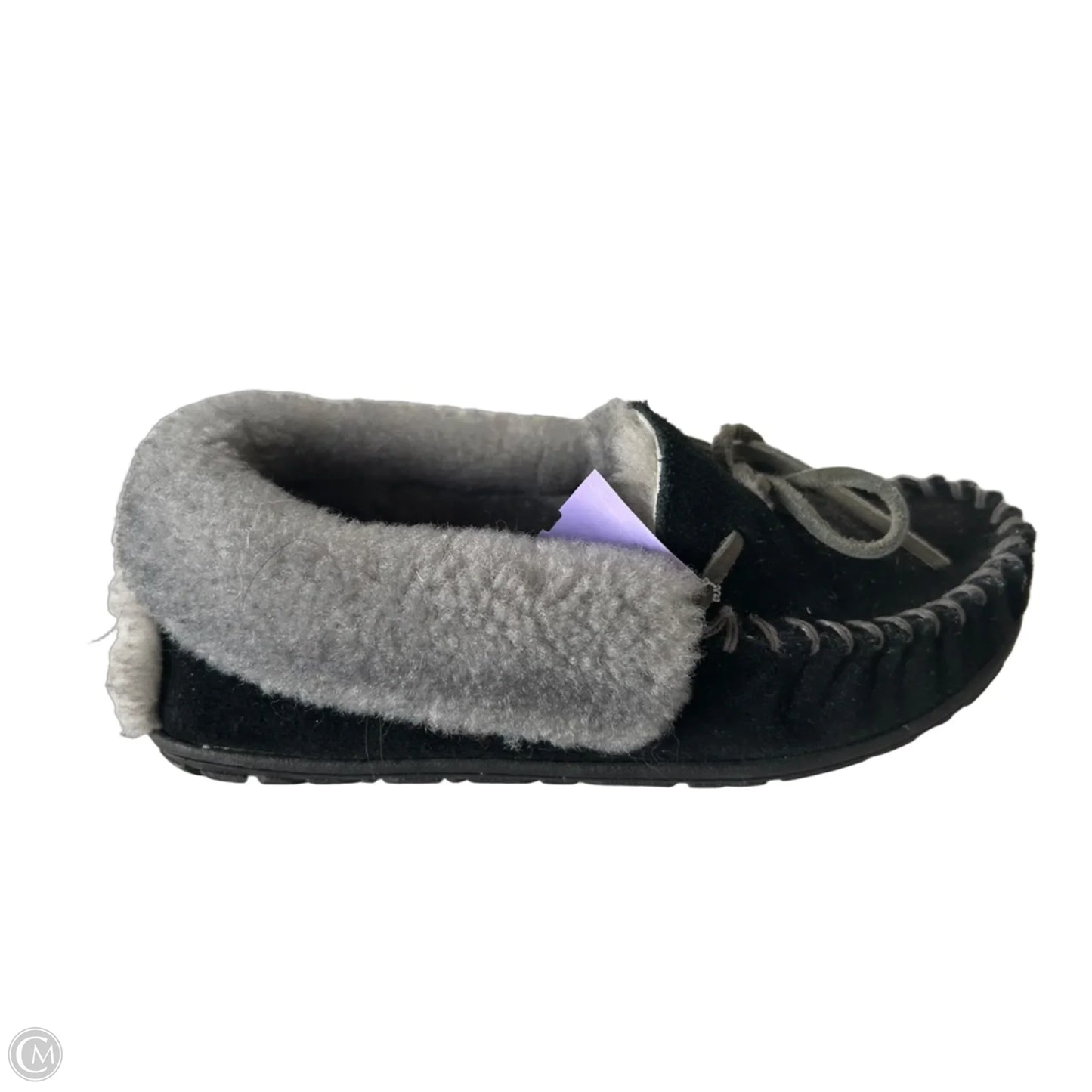 Slippers By L.l. Bean In Black & Grey, Size: 5