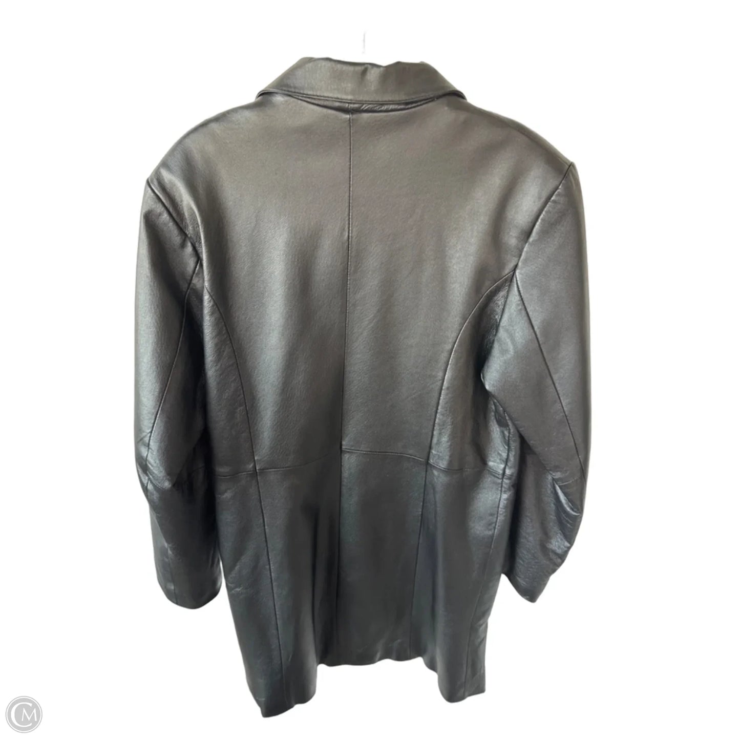 Coat Leather By Cmc In Black, Size: M