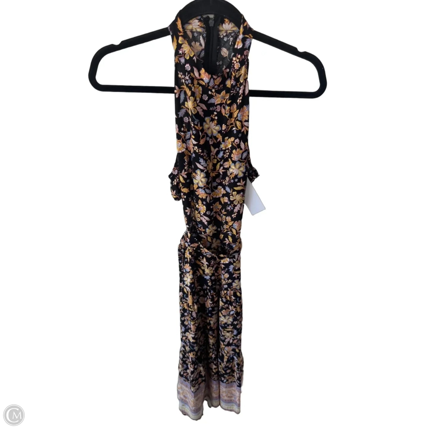 Dress Casual Midi By Hyfve In Black & Yellow, Size: S