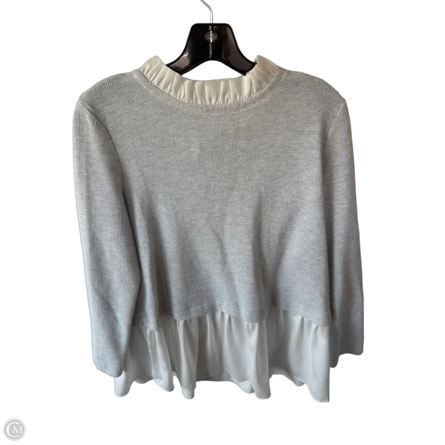 Sweater By Beachlunchlounge In Grey & White, Size: M