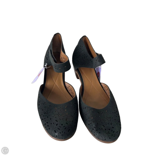 Shoes Heels Block By Easy Spirit In Black & Brown, Size: 9.5