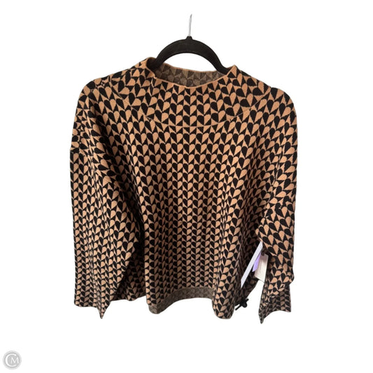 Sweater By Maeve In Black & Tan, Size: Xl