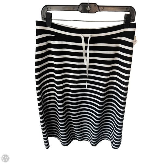 Skirt Midi By Talbots In Black & White, Size: 8p