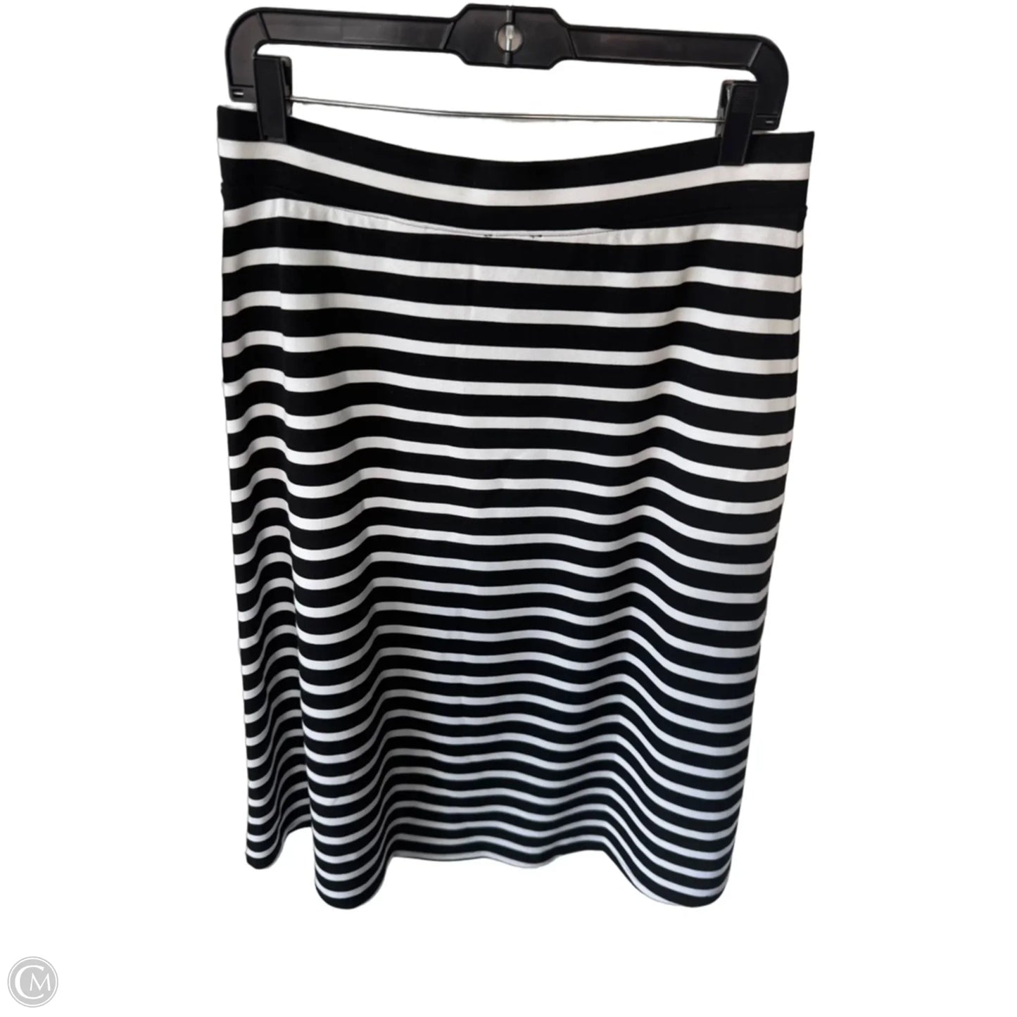 Skirt Midi By Talbots In Black & White, Size: 8p