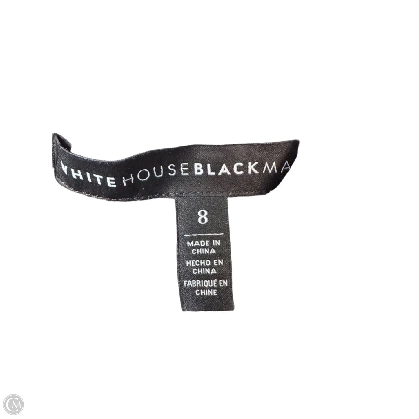 Dress Work By White House Black Market In Black & White, Size: M
