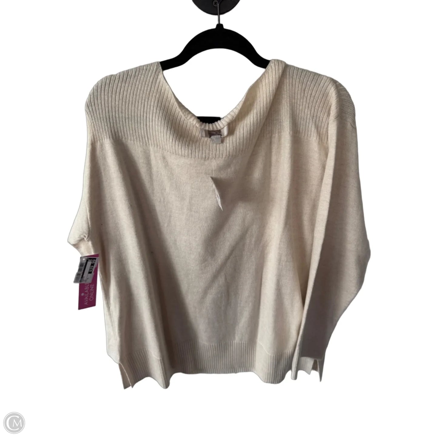 Sweater By Loft In Tan, Size: Xl