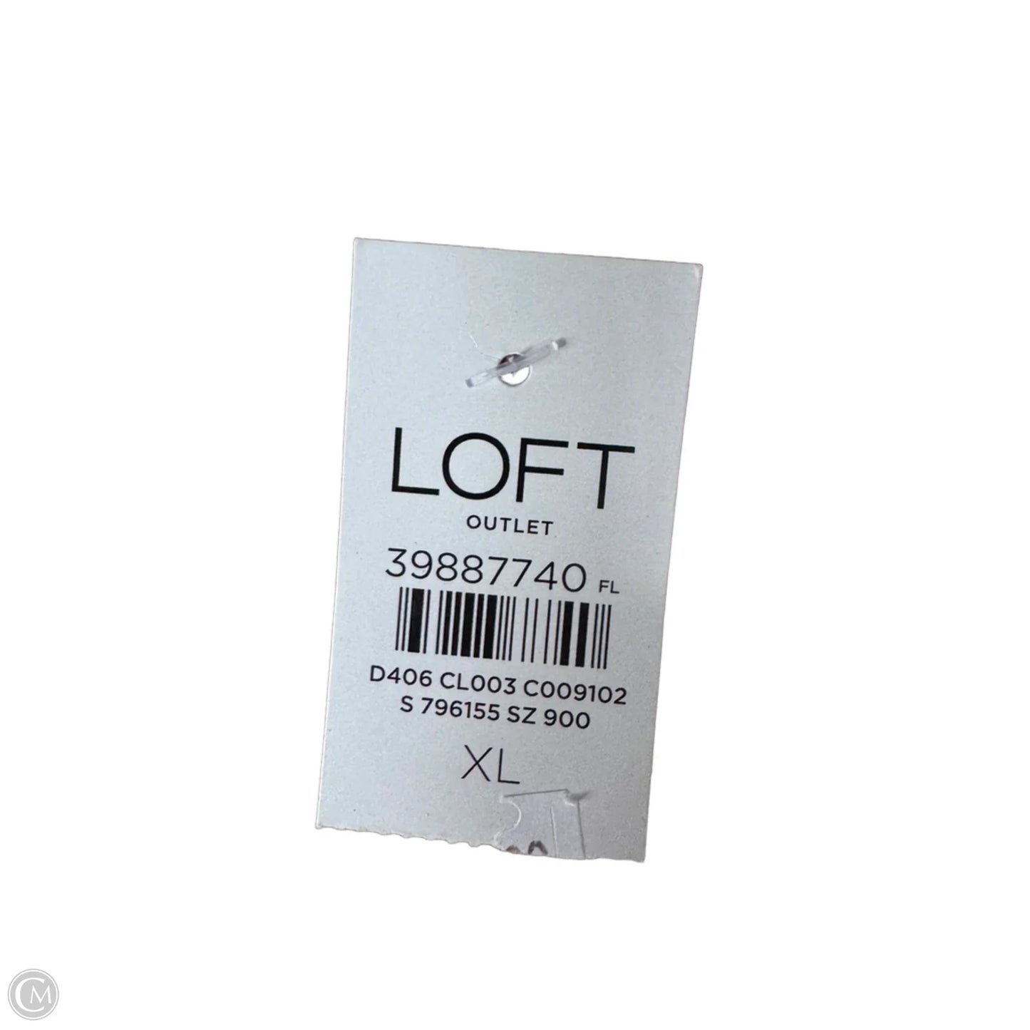 Sweater By Loft In White, Size: Xl
