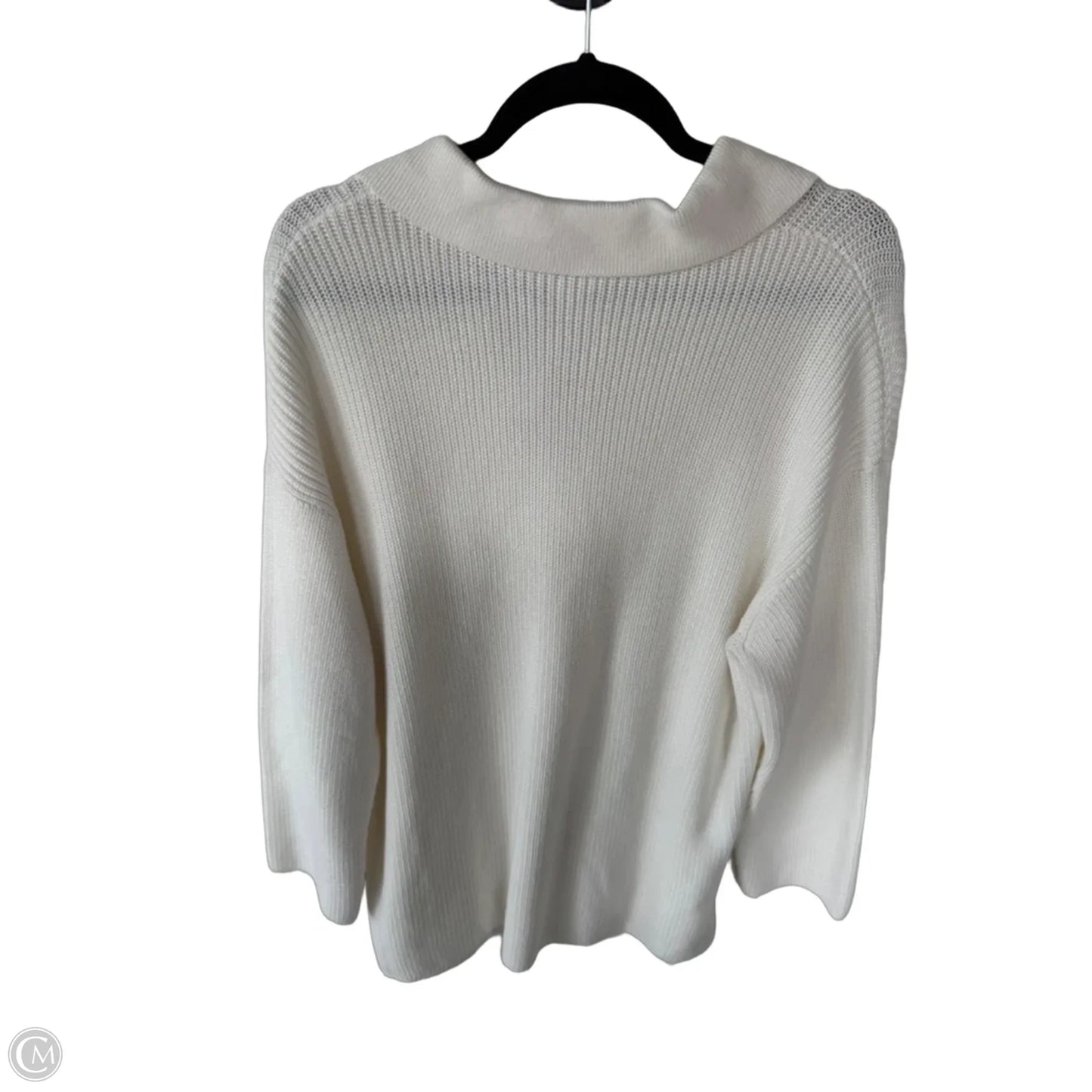 Sweater By Loft In White, Size: Xl