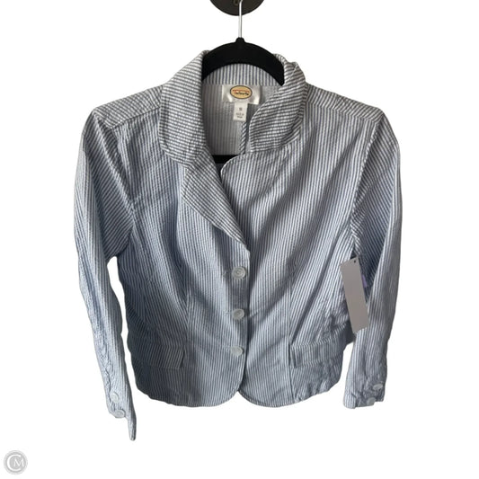 Blazer By Talbots In Blue & White, Size: M