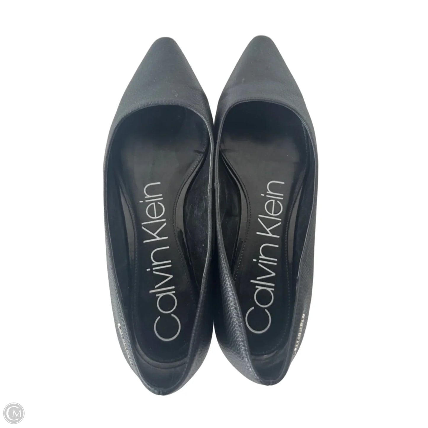 Shoes Flats By Calvin Klein In Black, Size: 8