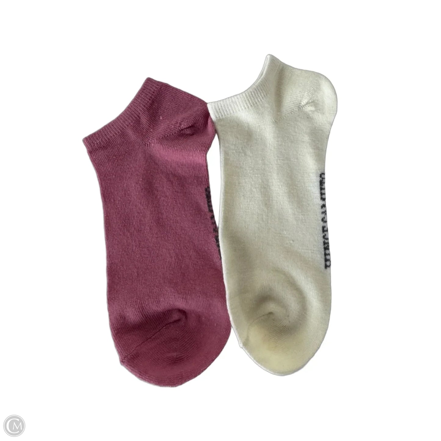 Socks By Vince Camuto In Cream & Pink, Size: Osfm