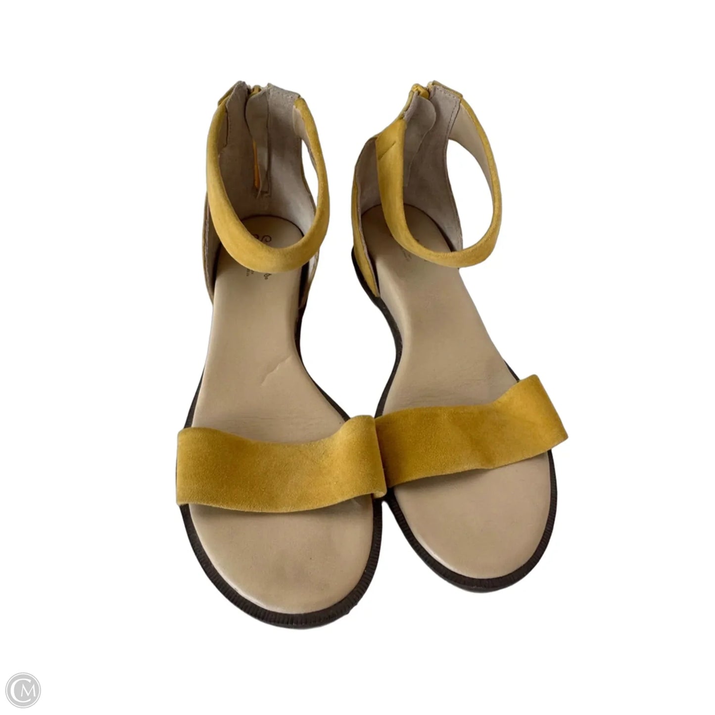 Sandals Flats By Seychelles In Yellow, Size: 7.5