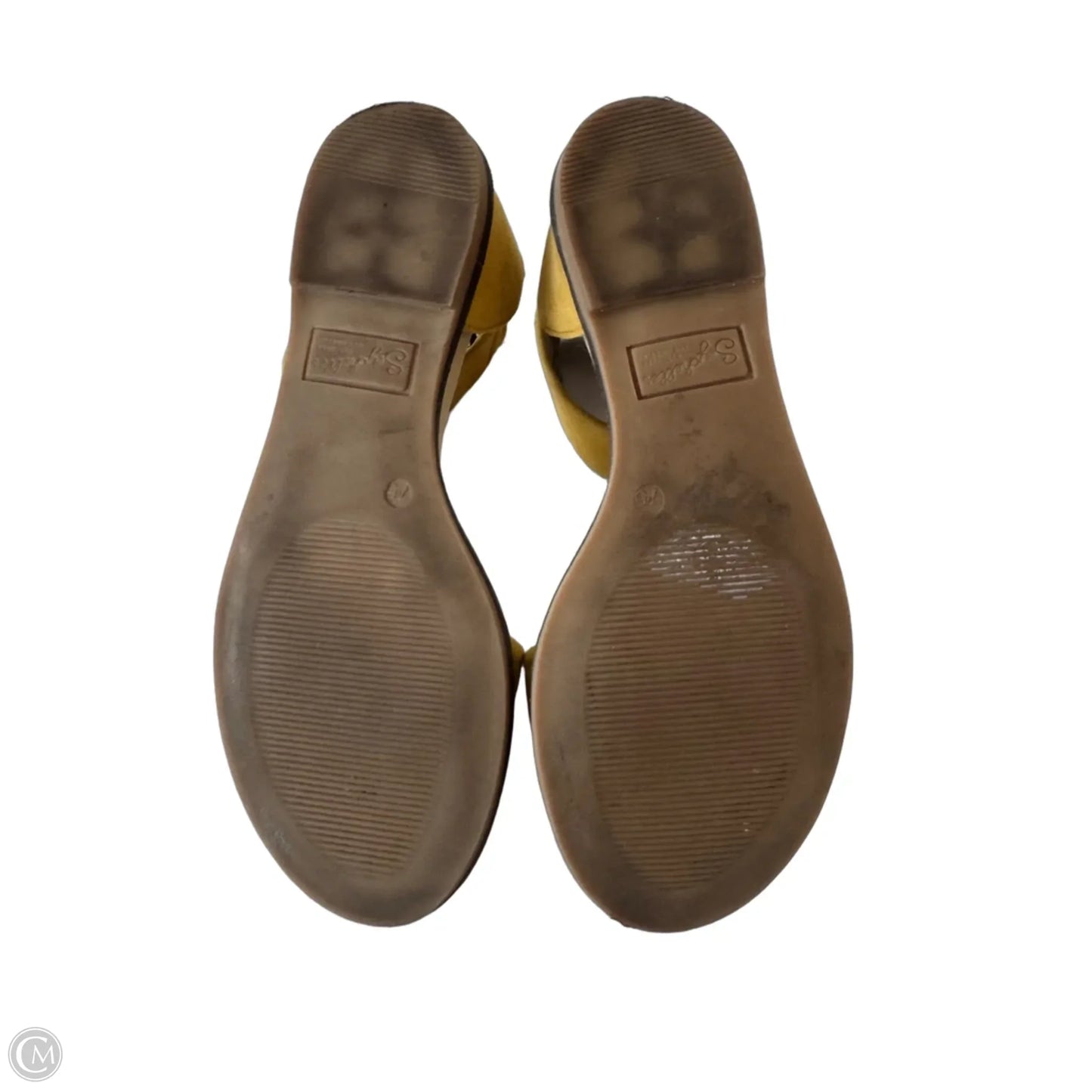 Sandals Flats By Seychelles In Yellow, Size: 7.5