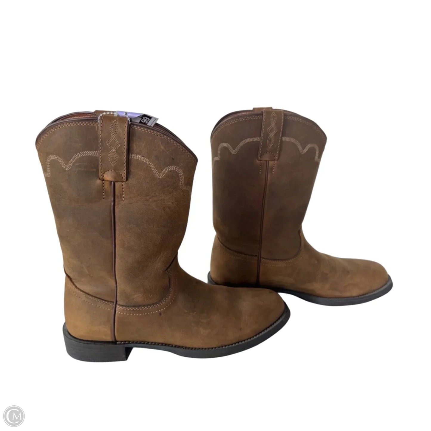 Boots Western By Justin In Brown, Size: 9