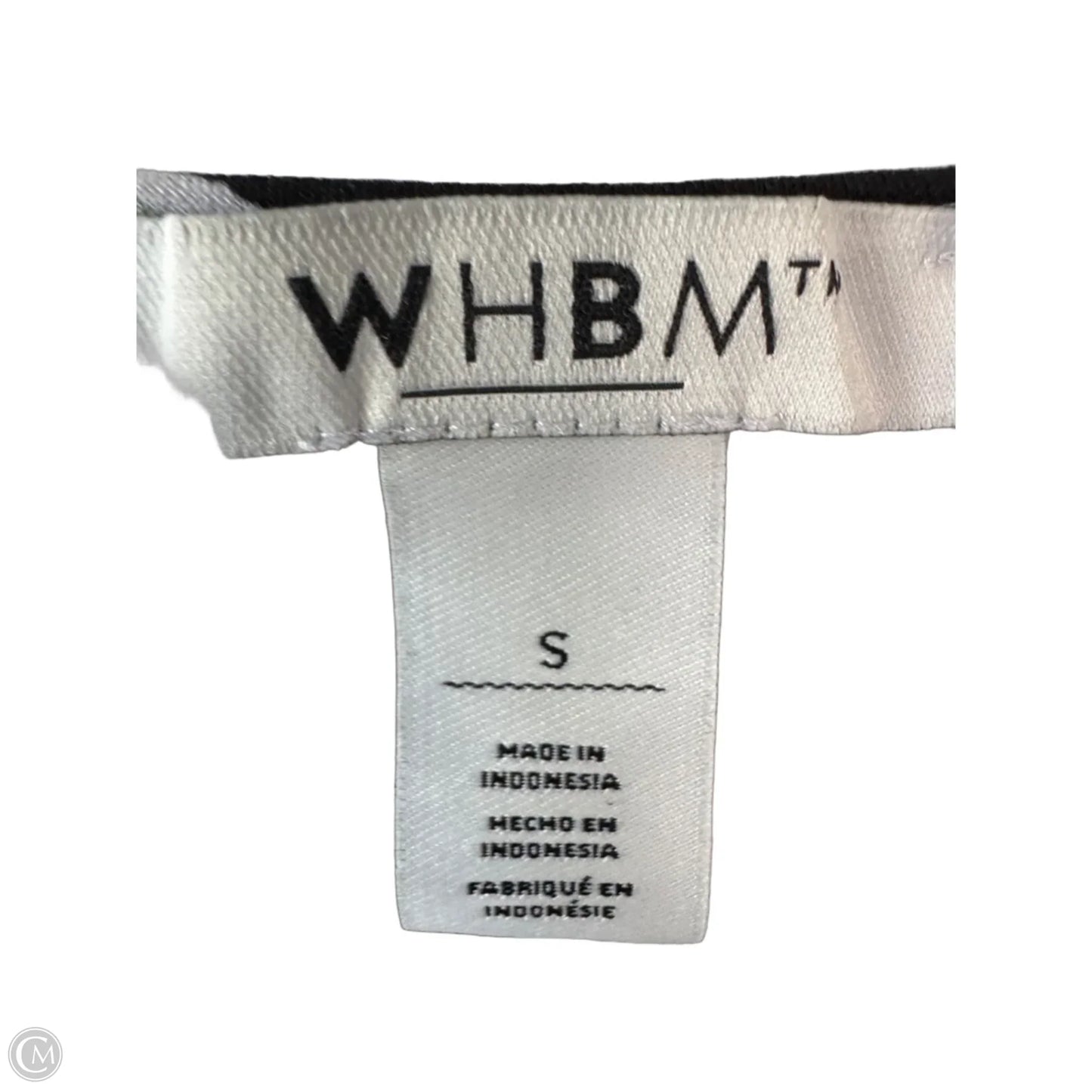 Blouse Sleeveless By White House Black Market In Black & Green, Size: S