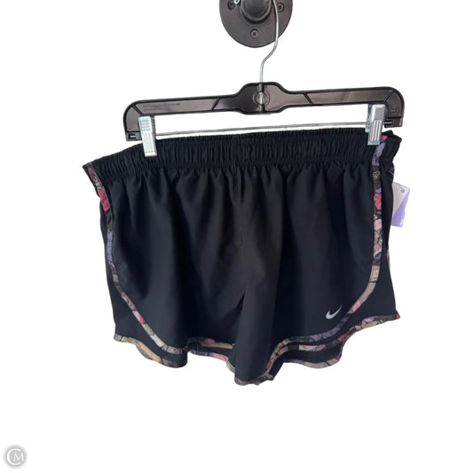 Athletic Shorts By Nike In Black & Purple, Size: 16