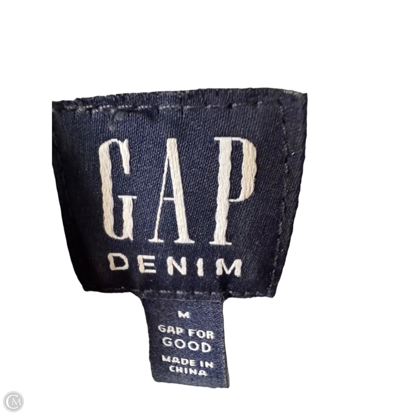 Jacket Denim By Gap In Blue Denim, Size: M