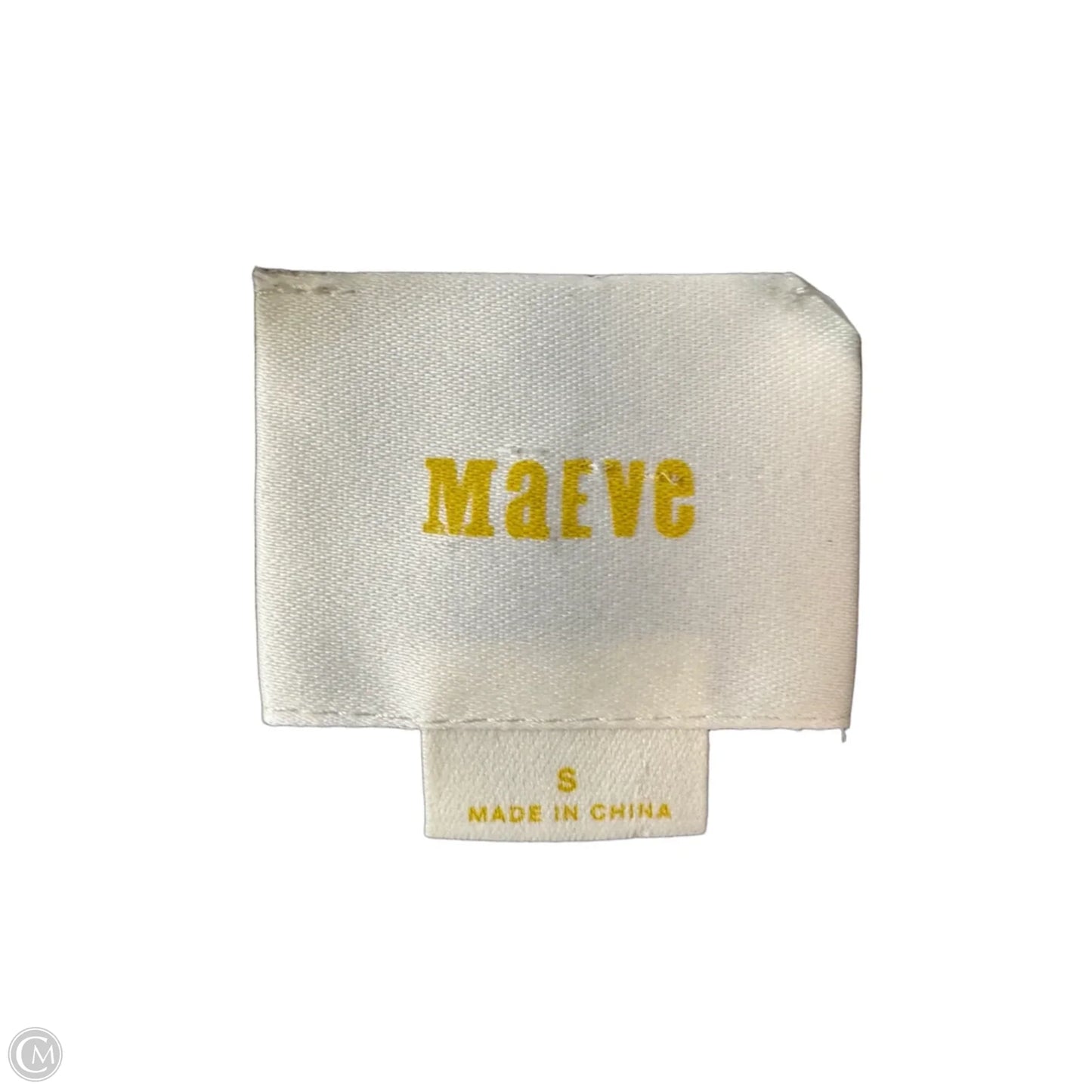 Blouse Short Sleeve By Maeve In Grey, Size: S
