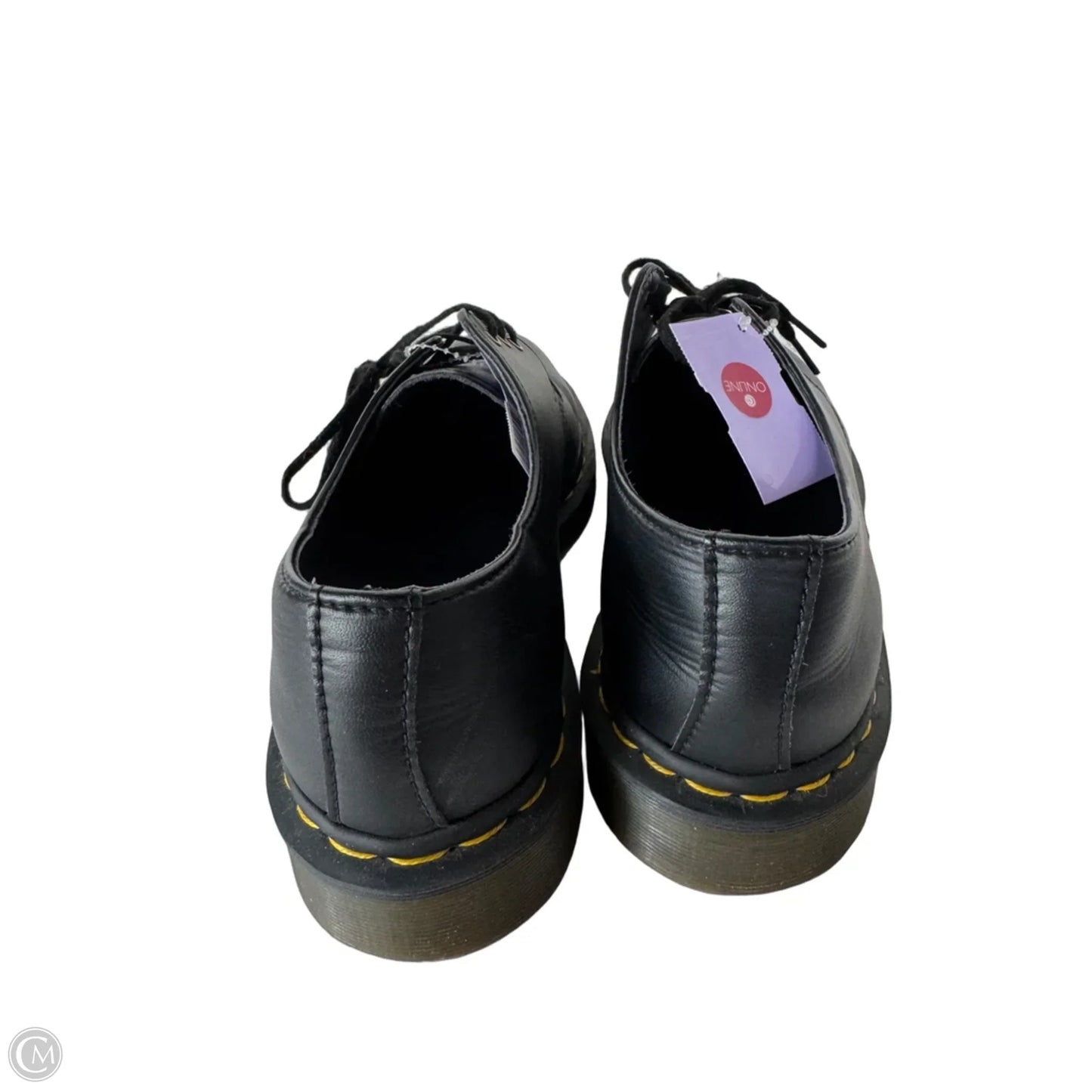 Shoes Flats By Dr Martens In Black, Size: 10