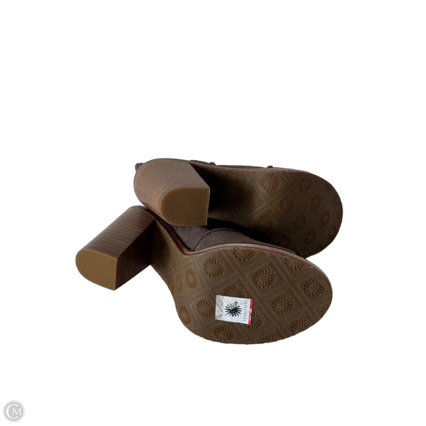 Sandals Designer By Ugg In Brown, Size: 9