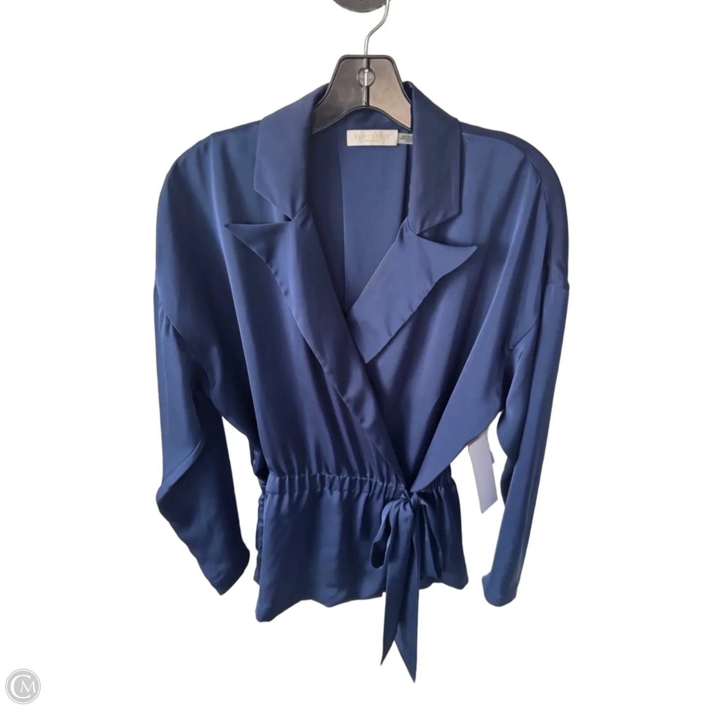 Blouse Long Sleeve By Ramy Brook In Navy, Size: Xs