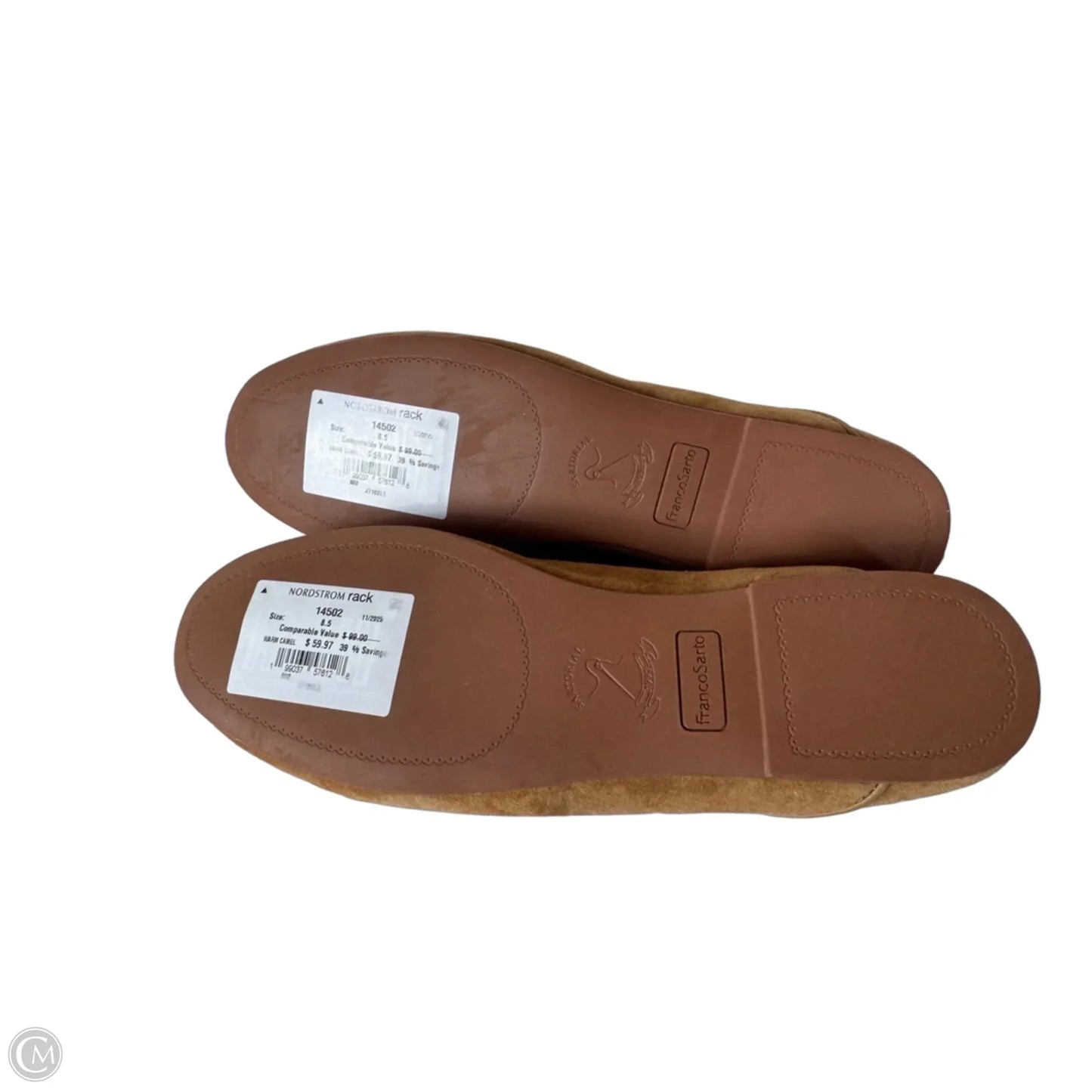 Shoes Flats By Franco Sarto In Brown, Size: 8.5
