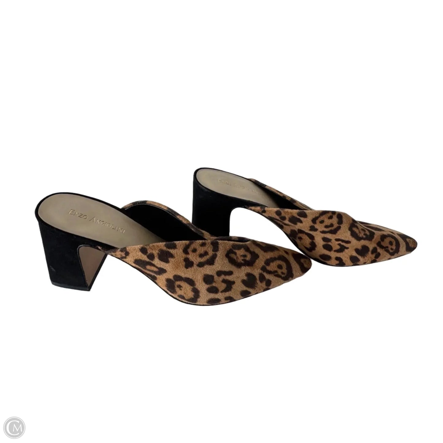 Shoes Heels Block By Enzo Angiolini In Animal Print, Size: 9