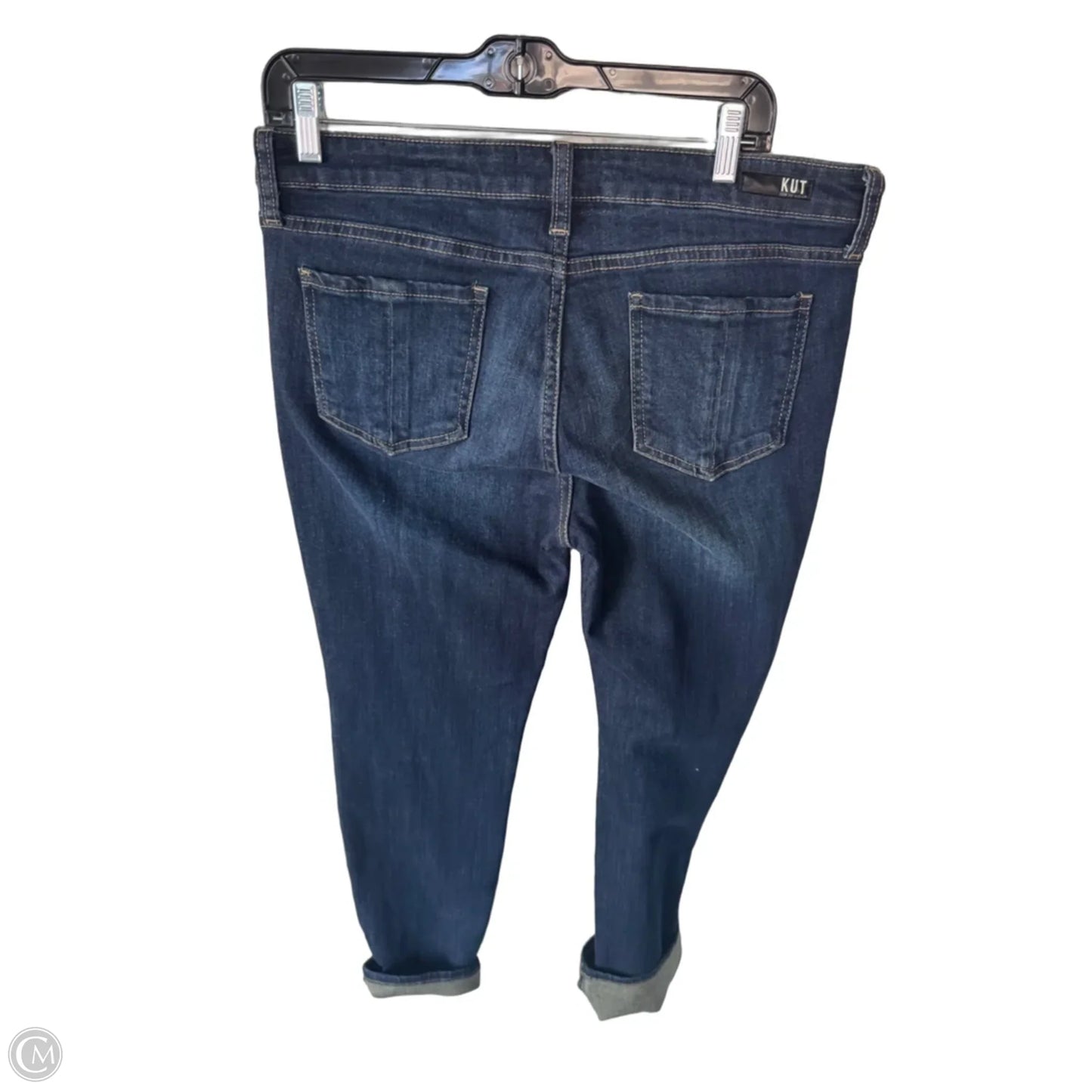 Jeans Boyfriend By Kut In Blue Denim, Size: 10