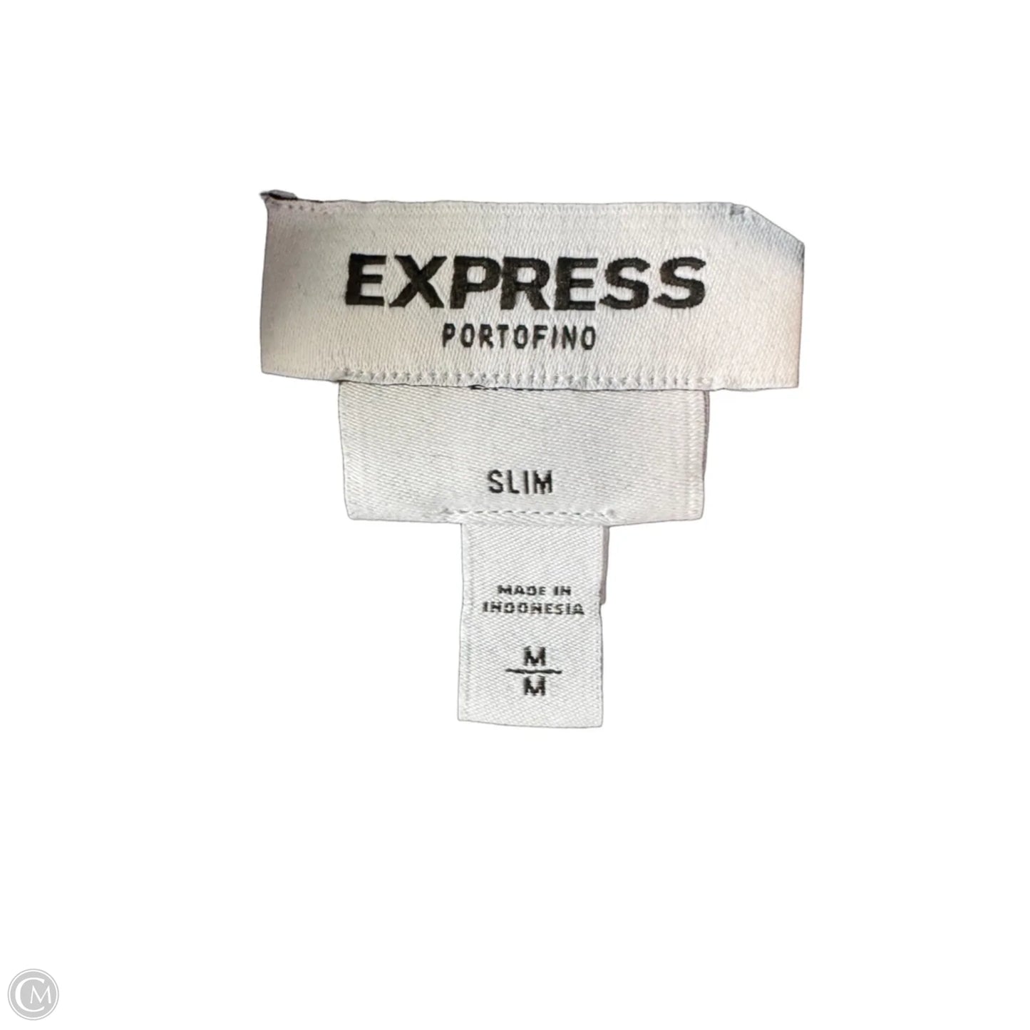 Blouse Long Sleeve By Express In Blue, Size: M