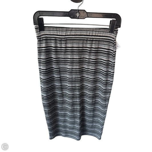 Skirt Midi By Bobeau In Black & White, Size: 0
