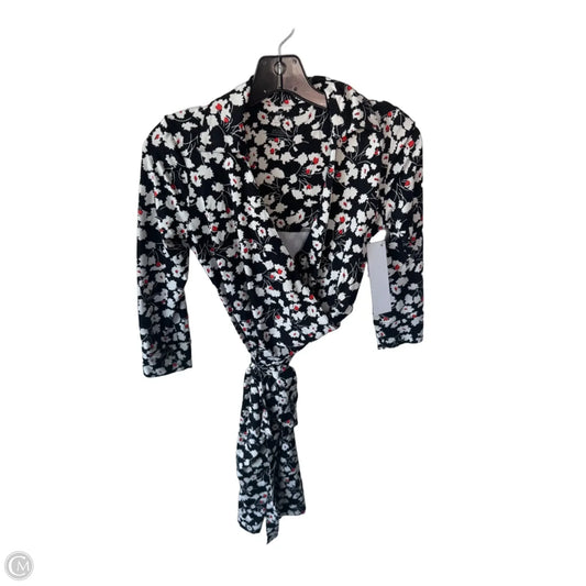 Dress Casual Maxi By Talbots In Black & Cream, Size: Sp
