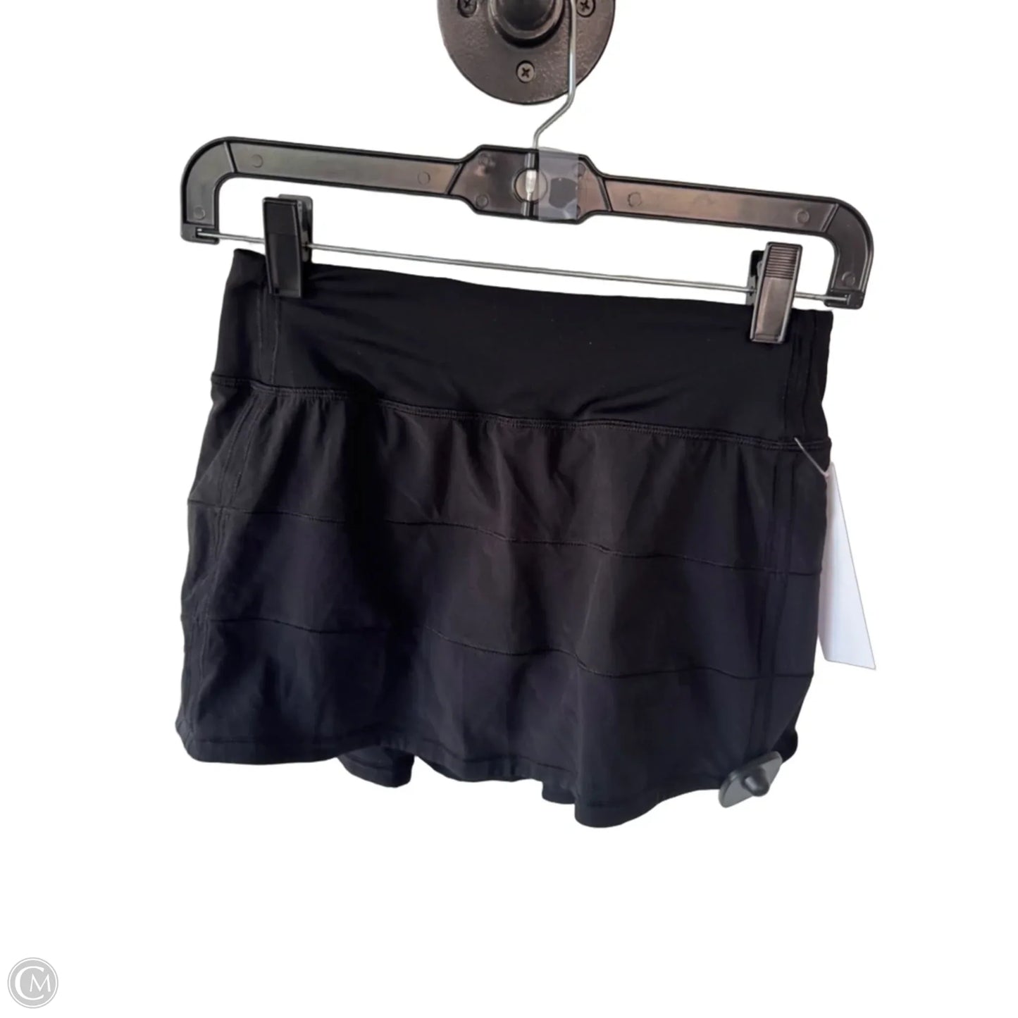 Athletic Skort By Lululemon In Black, Size: 2