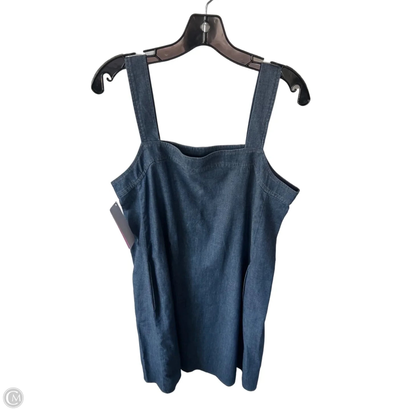 Dress Casual Midi By Eileen Fisher In Blue Denim, Size: Mp