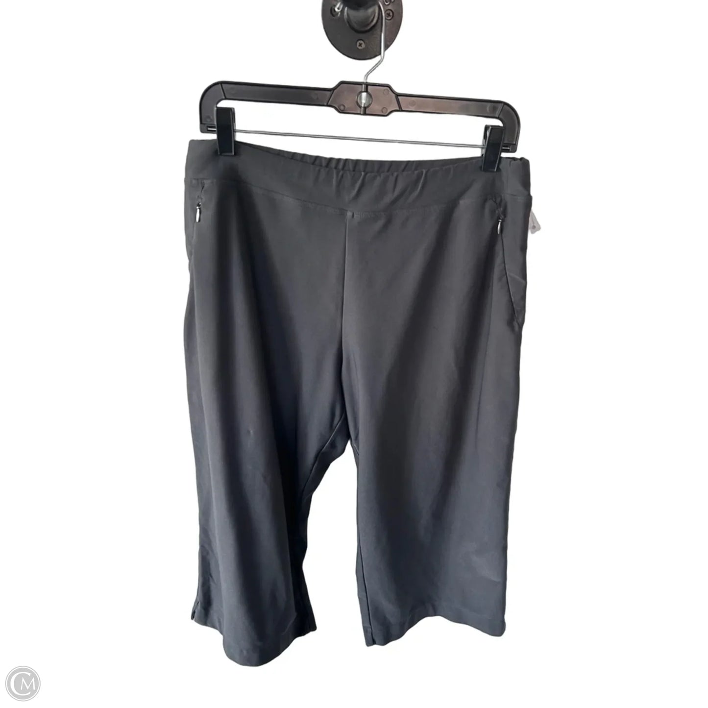 Athletic Capris By Lucy In Grey, Size: Xl
