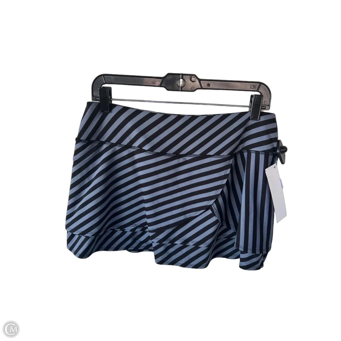 Athletic Skort By Athleta In Black & Grey, Size: M