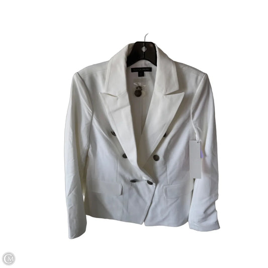 Blazer By Boston Proper In Ivory, Size: Xs