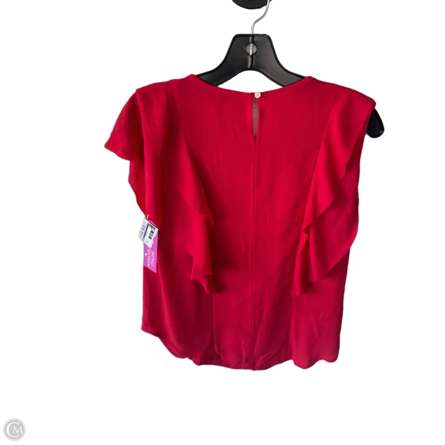 Blouse Sleeveless By Loft In Red, Size: Xs