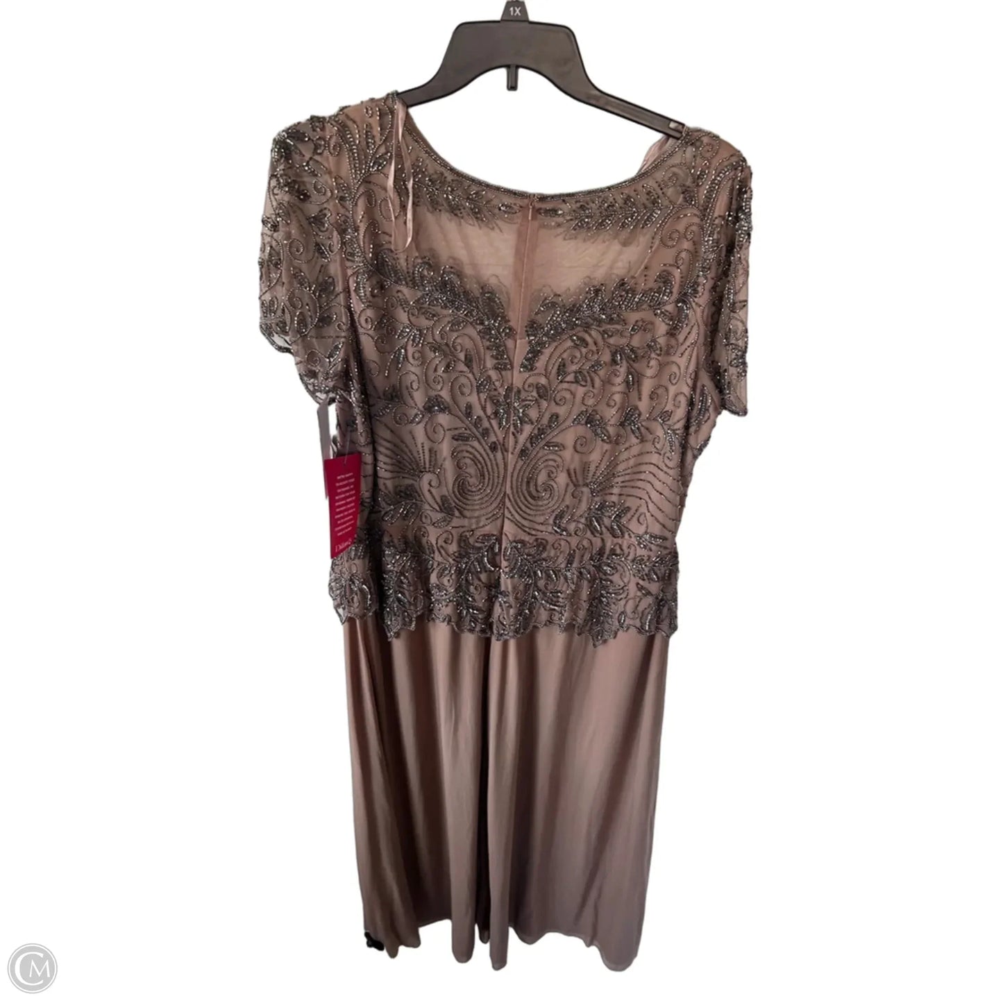 Dress Party Long By Cmb In Brown, Size: 1x
