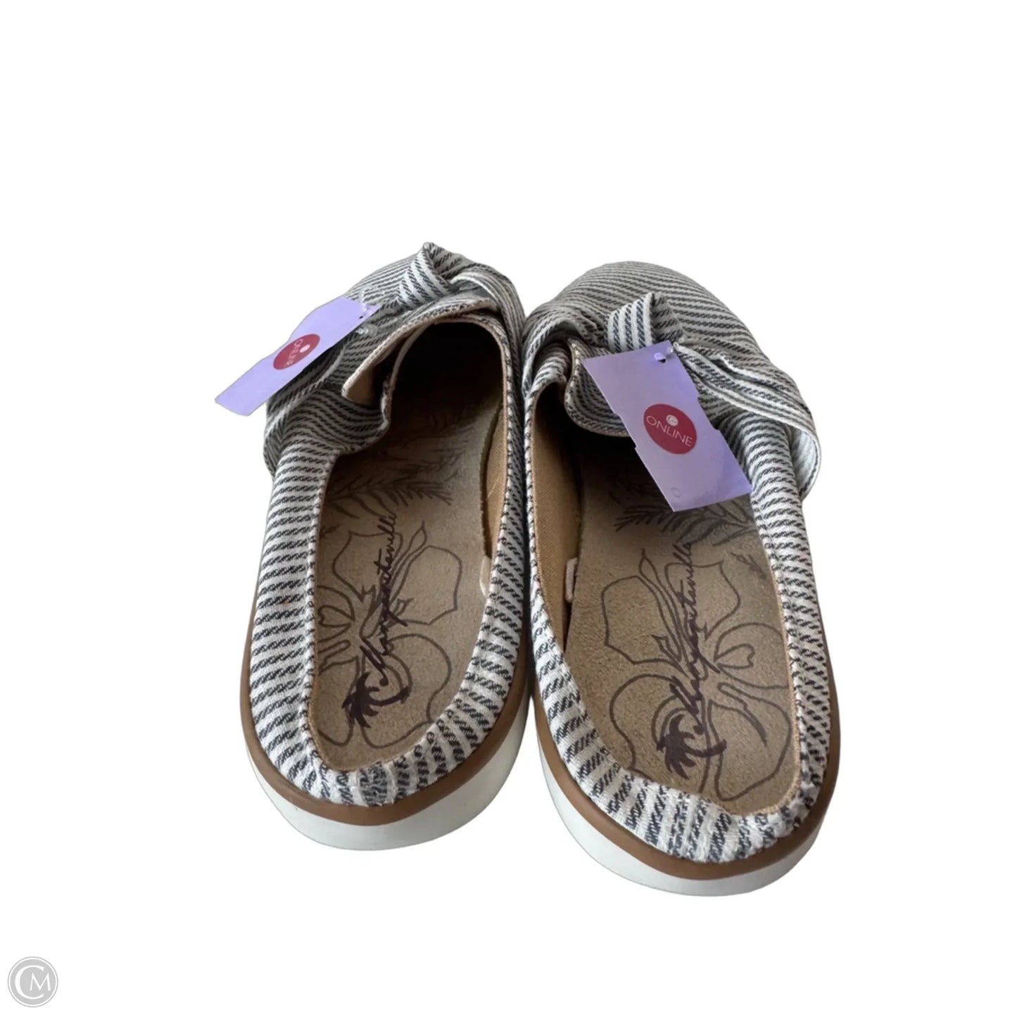Shoes Sneakers By Clothes Mentor In Blue & White, Size: 8