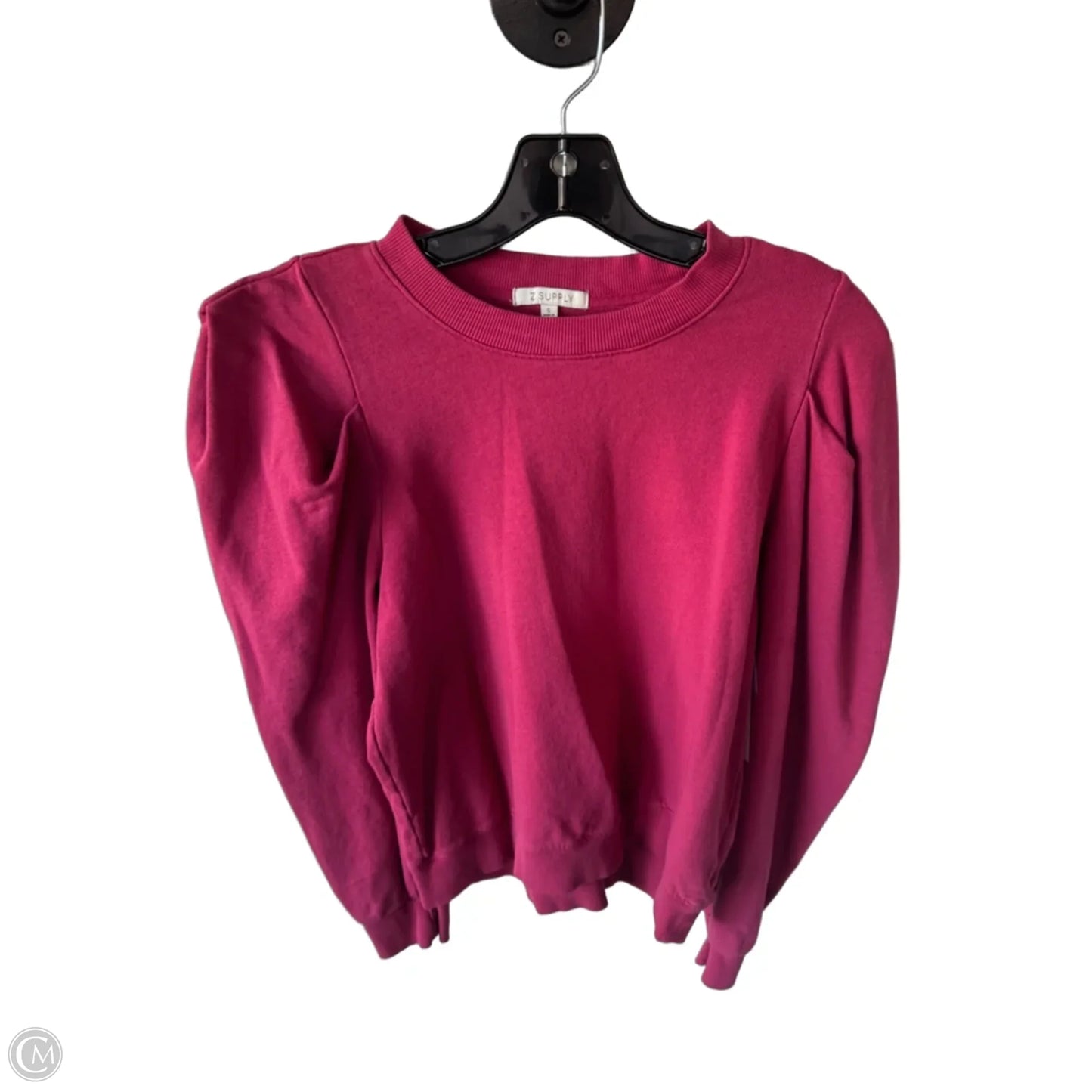 Sweatshirt Crewneck By Z Supply In Pink, Size: S