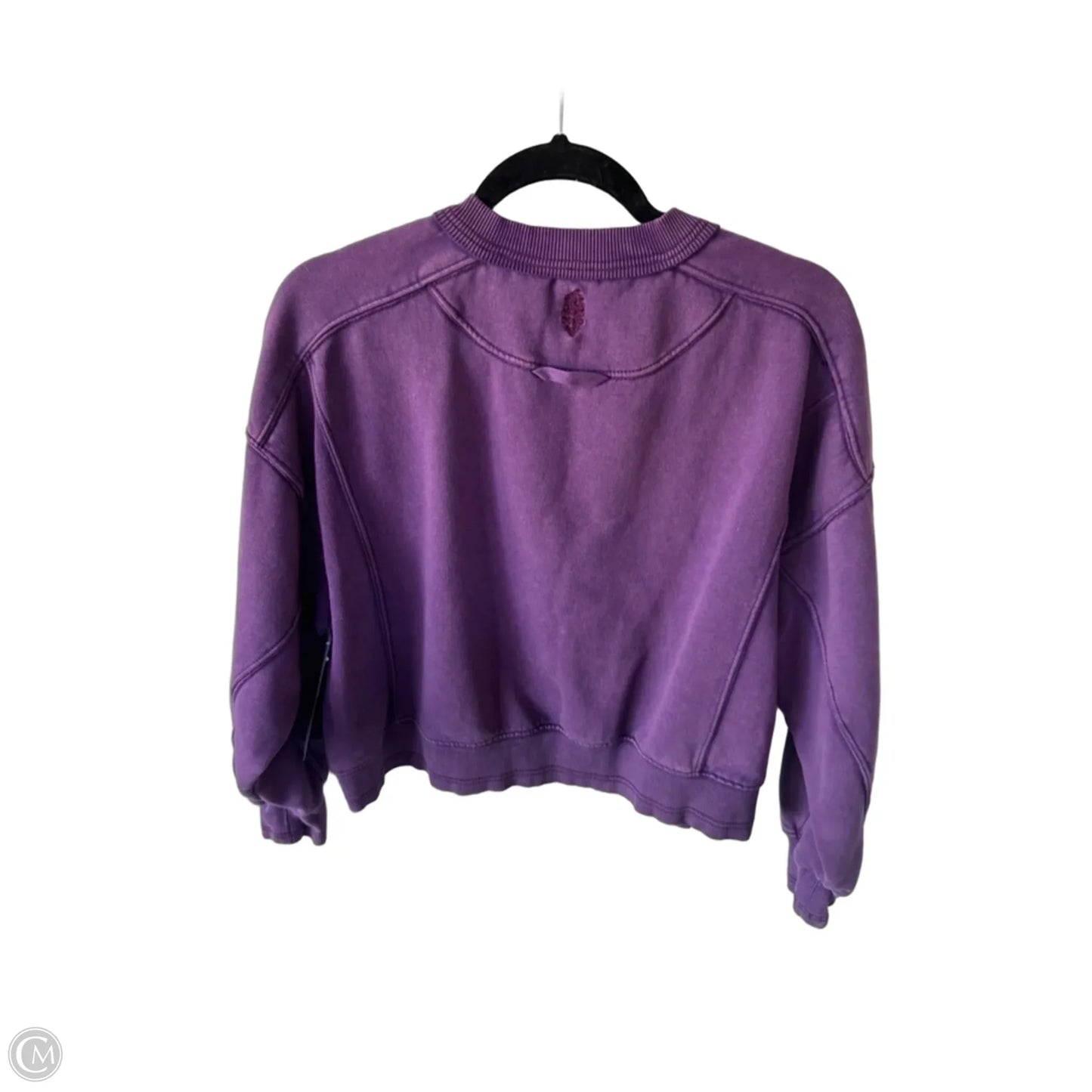 Sweatshirt Crewneck By Free People In Purple, Size: S